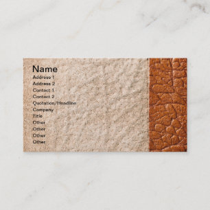 Carte De Visite Arrière - plan en cuir Brown