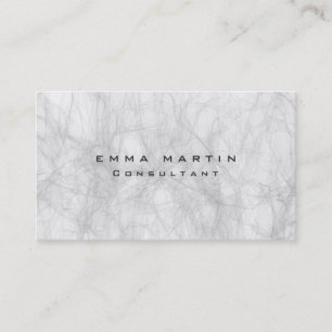 Carte De Visite Arrière - plan gris sophistiqué original unique