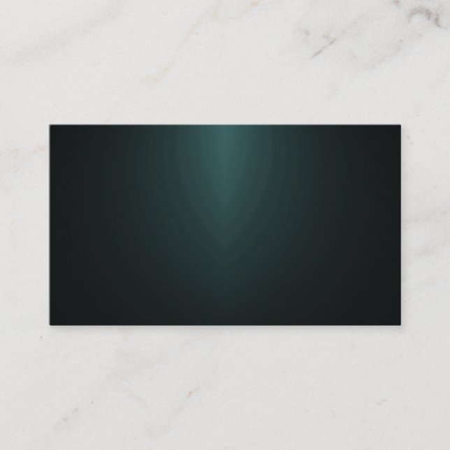 Carte De Visite Arrière - plan Spotlight - Turquoise (Devant)