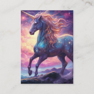 Carte De Visite Arrière - plan Unicorn