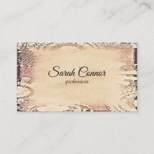 Carte De Visite Arrière - plan unique