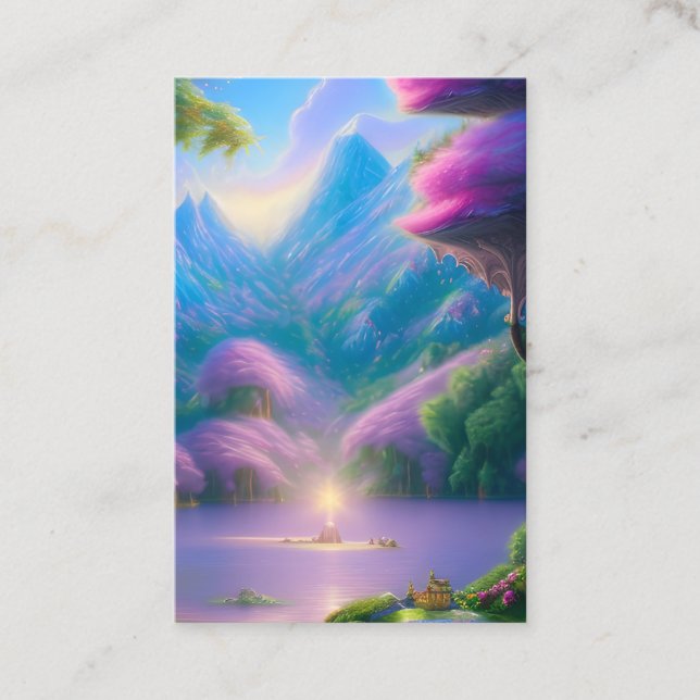 Carte De Visite Arrière - plan Whimsical Fairyland (Devant)