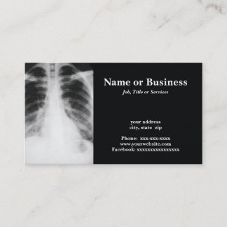 Carte De Visite arrière xray