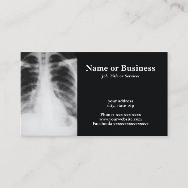 Carte De Visite arrière xray (Devant)
