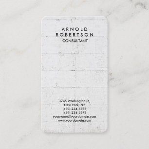 Carte De Visite Arrondi Corner Grey Mur élégant unique