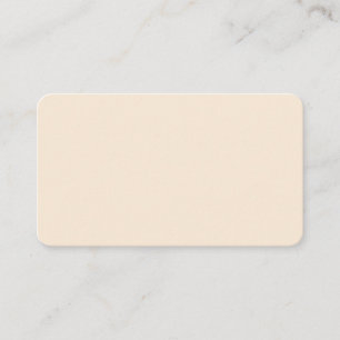 Carte de visite arrondie blanc antique