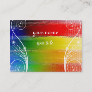 Carte De Visite art abstrait coloré