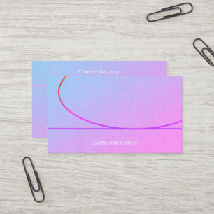 Carte De Visite Art coloré professionnel, Ombre Moderne