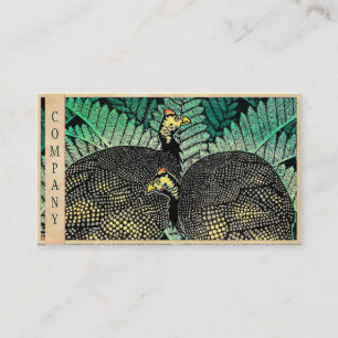 Carte De Visite Art de Japonais de feuille d'oiseau de shiro de