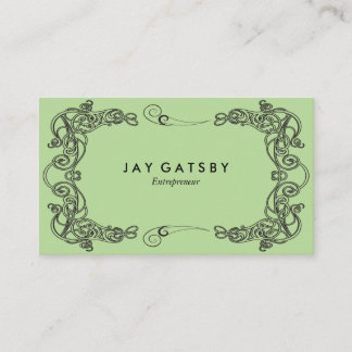 Carte De Visite Art déco classique/art Nouveau