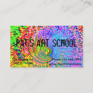 Carte De Visite Art Fractal coloré