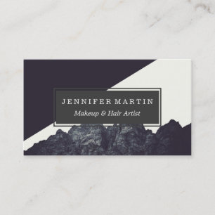 Carte De Visite Art moderne Black and White Rocky Mountain