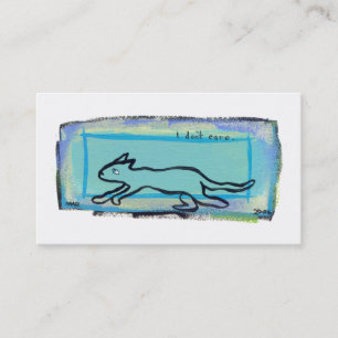 Carte De Visite Art moderne d'amusement de hippie de cool