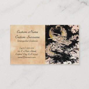 Carte De Visite Art mythique légendaire oriental de tatouage