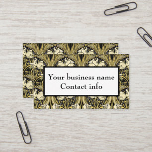 Carte De Visite Art Nouveau Vintage Personnalisable