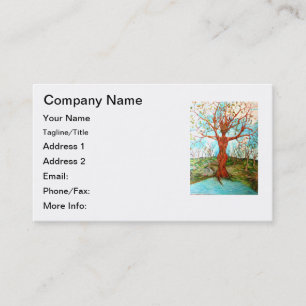 Carte De Visite Art païen de nature de Wiccan de déesse d'arbre 