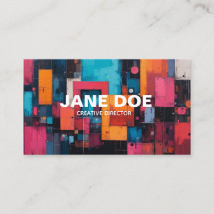 Carte De Visite Art pop moderne