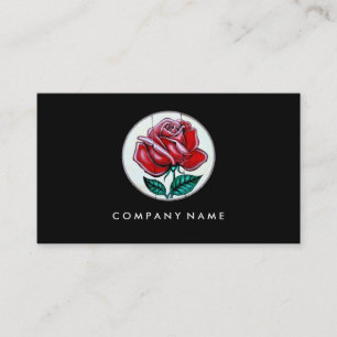 Carte De Visite Art rose, fleuriste