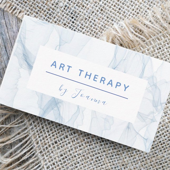 Carte De Visite Art Therapy Ajouter un nom Artistique Creative Bab (Créateur téléchargé)