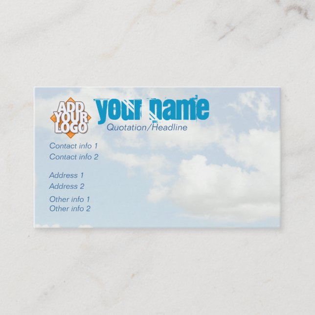 Carte de visite ArtClouds (Devant)