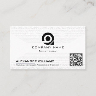 Carte De Visite Artificial Intelligence Software Engineer Visiting