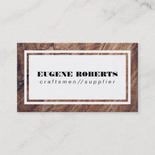 Carte De Visite Artisans   Bois II