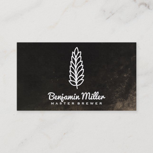 Carte De Visite Artisans | Grain de blé (Devant)