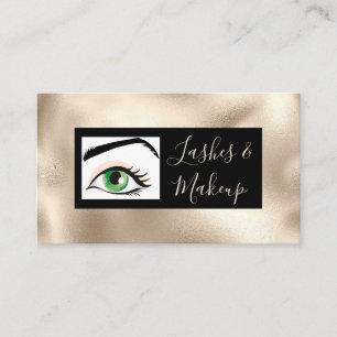 Carte De Visite Artisseurs de maquillage et de cils élégants, do-i