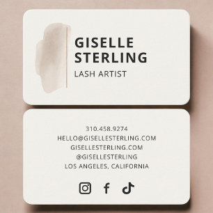 Carte De Visite Artiste de cils 