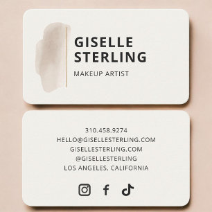 Carte De Visite Artiste de Maquillage