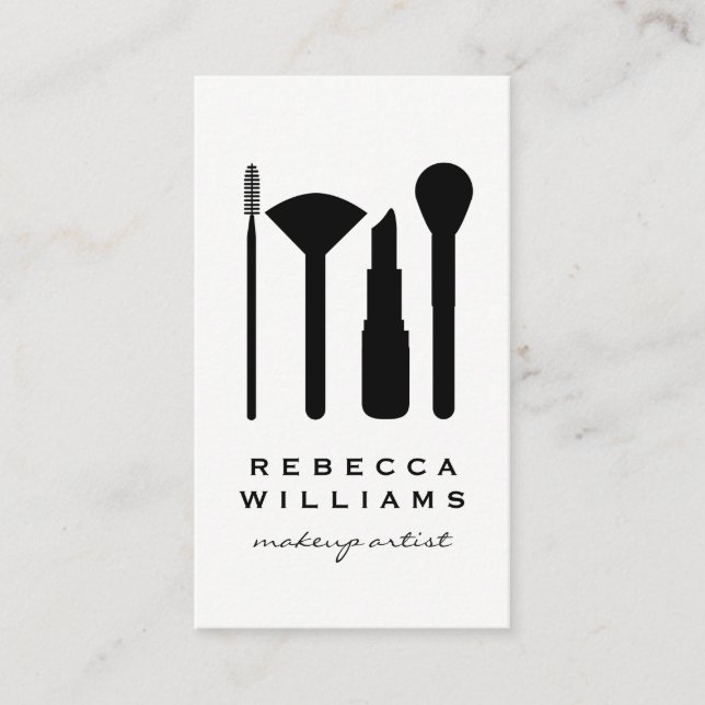 Carte De Visite Artiste de maquillage (Devant)