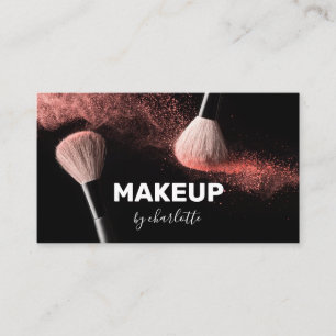 Carte De Visite Artiste de maquillage Arrière - plan photo
