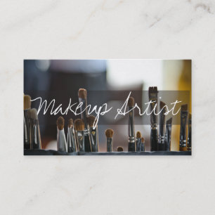 Carte De Visite Artiste de maquillage, beauté, salon, cosmétologue