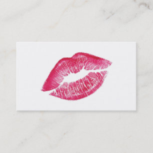Carte De Visite Artiste de maquillage de cosmétologie de