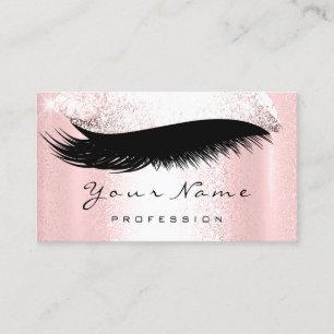Carte De Visite Artiste de maquillage de logo Professionnel Lux Pi