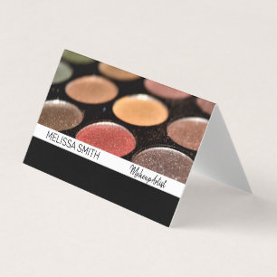 Carte De Visite Artiste de maquillage Kit maquillage Palette