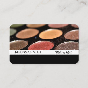 Carte De Visite Artiste de maquillage Kit maquillage Palette