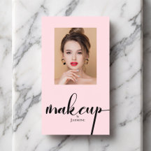 Artiste de Maquillage Photo Moderne Rose Pâle Scri