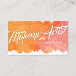 Carte De Visite Artiste de maquillage professionnel MUA Make UP Ar