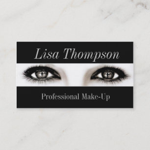 Carte De Visite Artiste de maquillage professionnel/yeux modèles