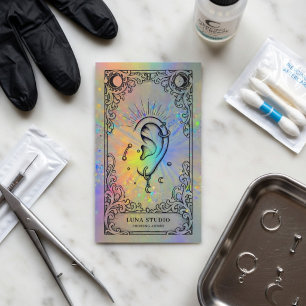 Carte De Visite Artiste de Piercing   Studio de Piercing Corporel 