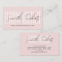 Artiste de sourcils typographie moderne script ros