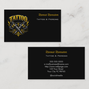 Carte De Visite Artiste de tatouage