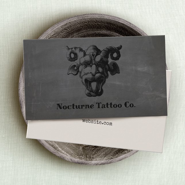 Carte De Visite Artiste de tatouage cool (Créateur téléchargé)