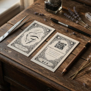 Carte De Visite Artiste du Sourcil Céleste   Studio de Sourcils Vi