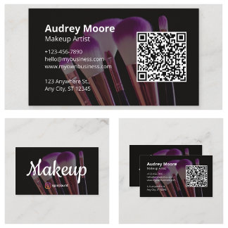 Carte De Visite Artiste maquillage de beauté