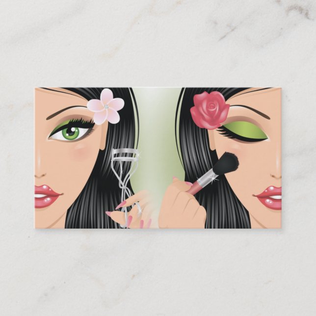 Carte De Visite Artiste maquillage Eyelash Curler Brousse Brush Gr (Devant)