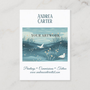 Carte De Visite Artiste peintre promotionnel