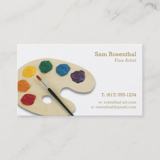 Carte De Visite Artiste | Professionnel (Devant)