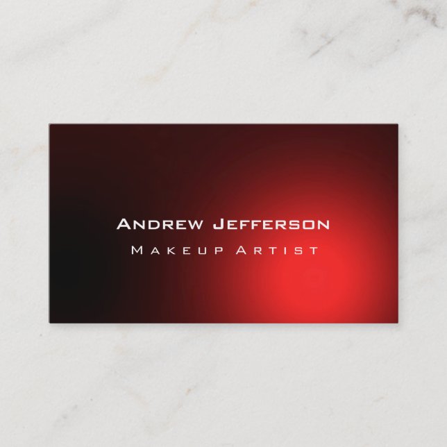 Carte de visite Artiste professionnel Arrière - pl (Devant)